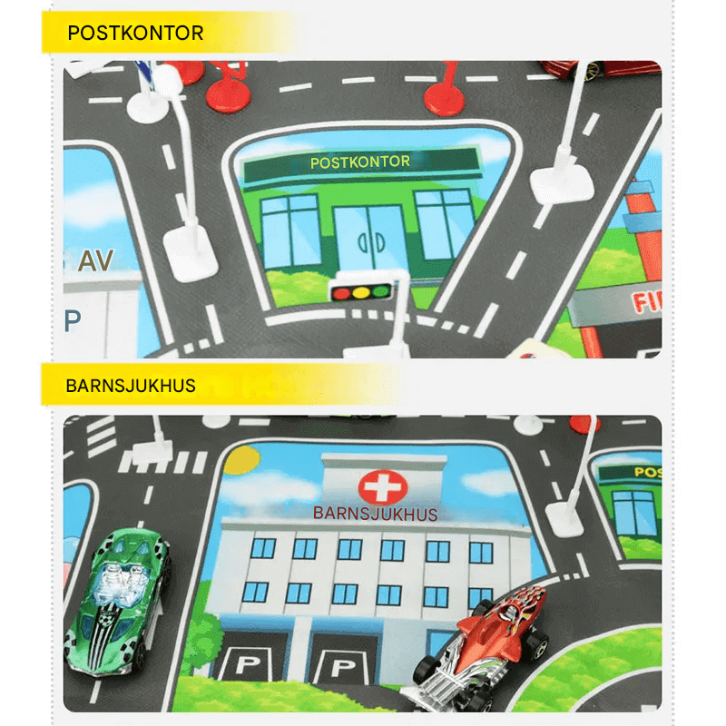 Kaupunkilaisista inspiroitu leikkimatto – tiekartta luovaan ja opettavaan leikkiin