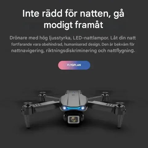Mini-kauko-ohjattava drone 4K-kameralla – taitettava ja vakaa lento