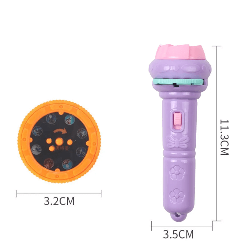 Pedagoginen projektori Taskulamppu – Maaginen lelu nukkumaanmenoaikaan ja mielikuvitukseen