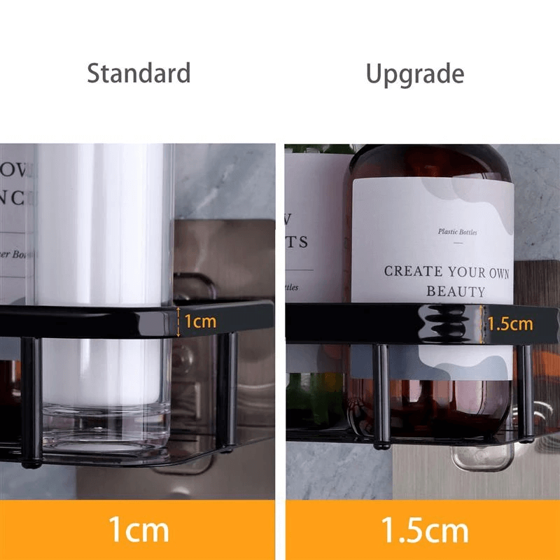 Seinään Asennettava Säilytyshylly - Ulosvedettävä Kulmahylly Kylpyhuoneeseen