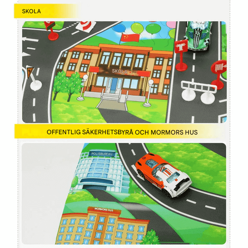 Kaupunkilaisista inspiroitu leikkimatto – tiekartta luovaan ja opettavaan leikkiin