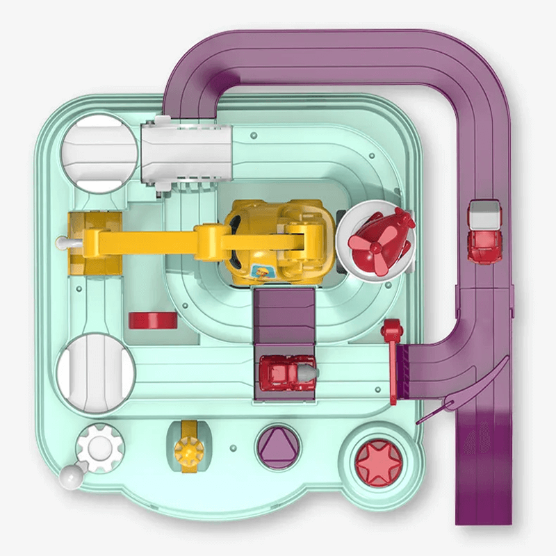 Paristoton kilpa-junamalli – interaktiivinen ja iskunkestävä ABS
