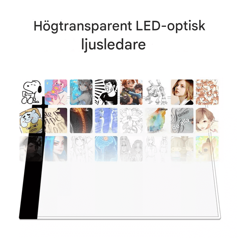 LED-valaistu piirustusalusta – täydellinen lasten taiteelliseen tutkimiseen