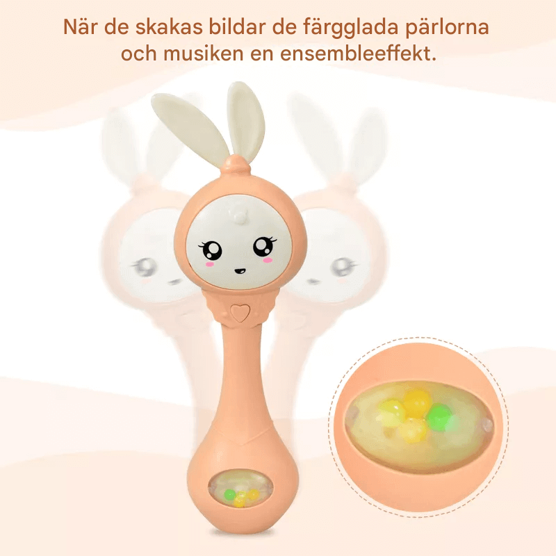 Vauvan helistin vilkkuvalla valolla ja musiikilla – helppo tarttua ja turvallinen