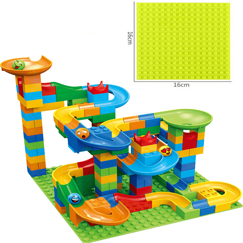 Marble Run -rakennuspalikat - Luova labyrintti, jossa on liukumäki ja pallorata lapsille - opettavainen leikki ongelmanratkaisuun ja mielikuvitukseen