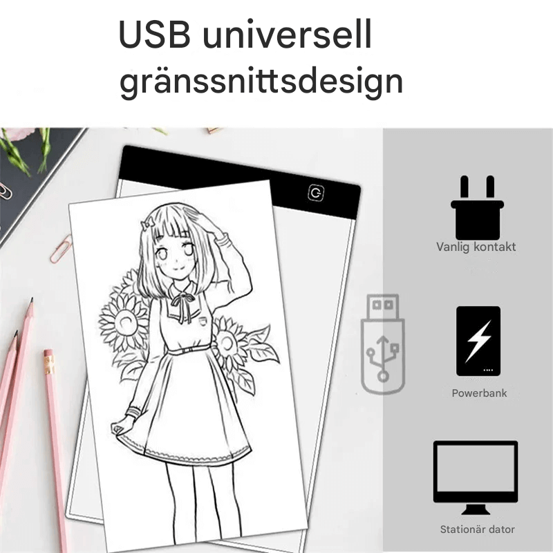 LED-valaistu piirustusalusta – täydellinen lasten taiteelliseen tutkimiseen