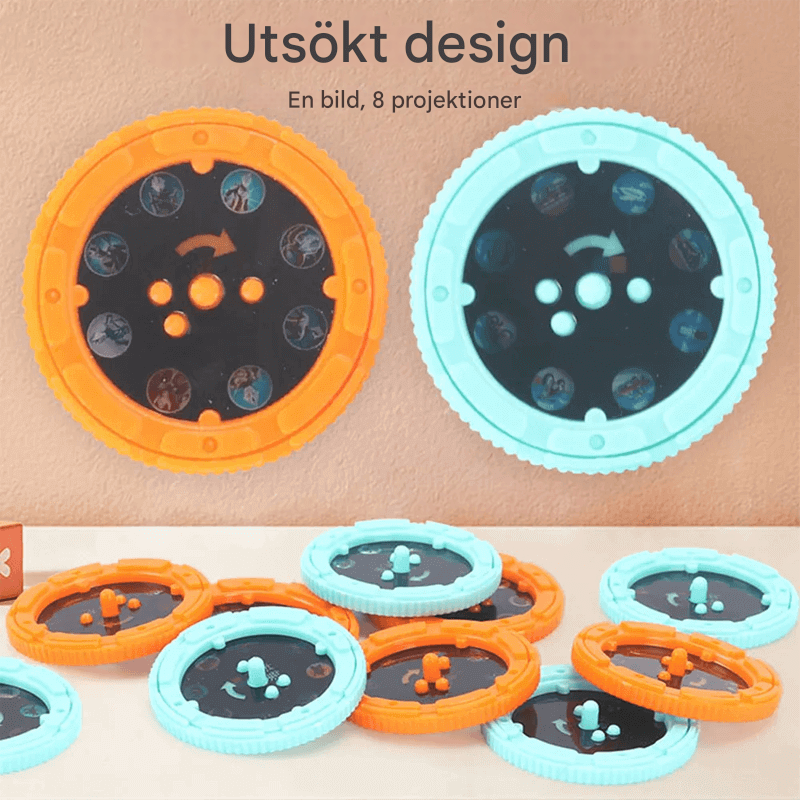 Pedagoginen projektori Taskulamppu – Maaginen lelu nukkumaanmenoaikaan ja mielikuvitukseen