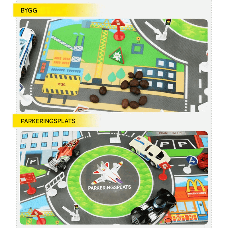 Kaupunkilaisista inspiroitu leikkimatto – tiekartta luovaan ja opettavaan leikkiin