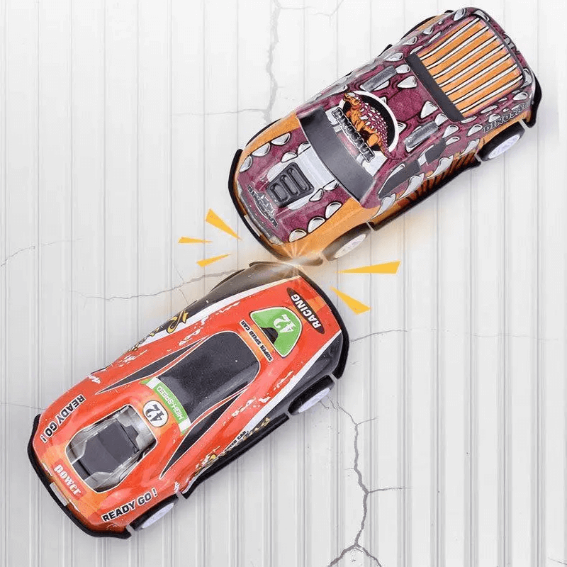 Lasten mini-kilpa-autosetti – kestävä rakenne ja jousitus