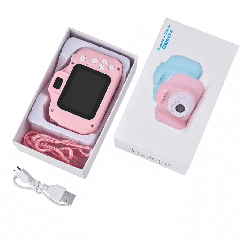 Lasten kamera Lelu – Luova valokuvauslelu, jossa 2,0 tuuman LCD-näyttö