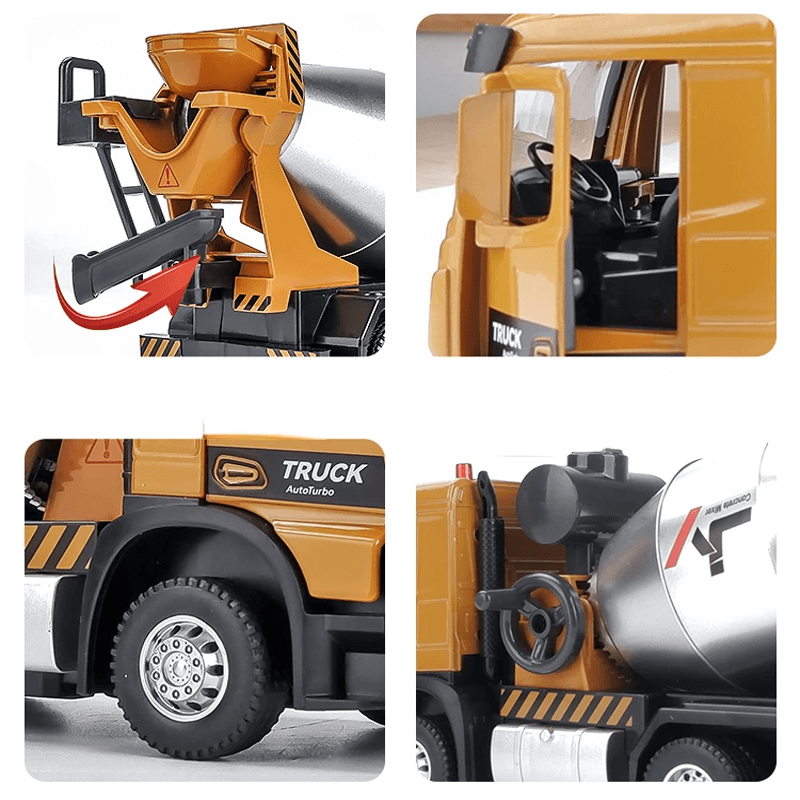 1:50-mittakaavainen automalli valo- ja äänitehosteilla – interaktiivinen lelu lapsille