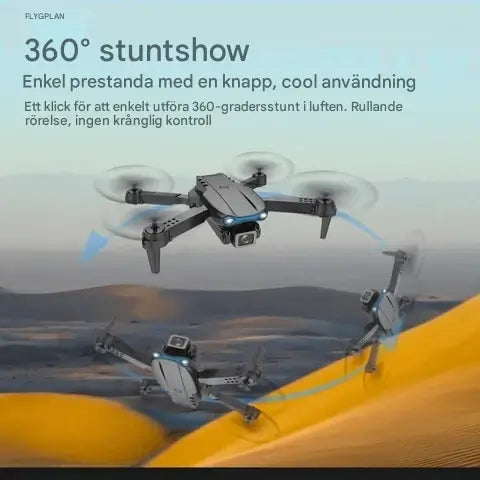Mini-kauko-ohjattava drone 4K-kameralla – taitettava ja vakaa lento