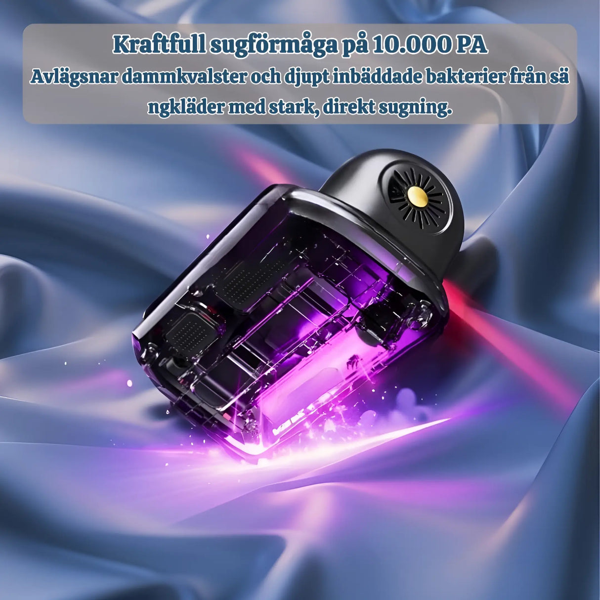 PureVac™ - 10 kPa Langaton Käsikäyttöinen Imuri Patjoille ja Pölypunkkeille