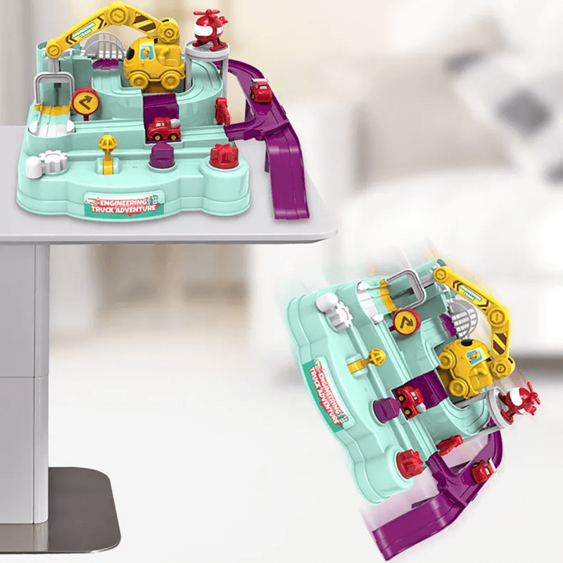 Paristoton kilpa-junamalli – interaktiivinen ja iskunkestävä ABS