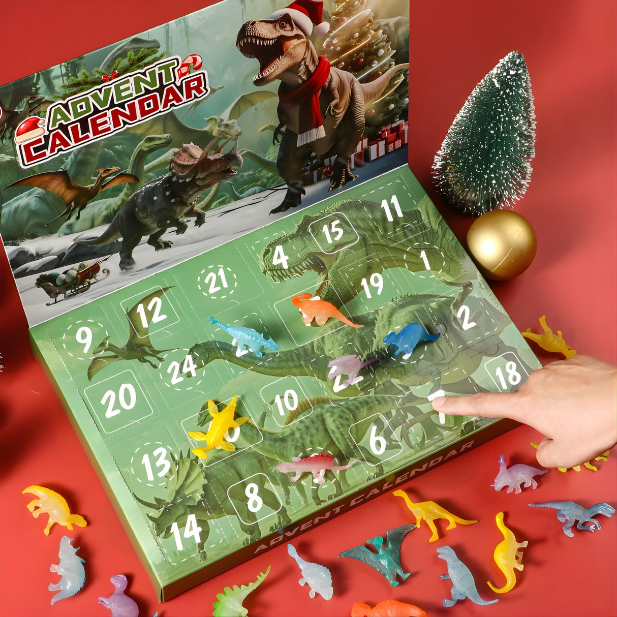 DinoBlaze – Julkalender med Dinosaurier | 24 Överraskningar med Lysande & Klassiska Dinosaurier för Barn