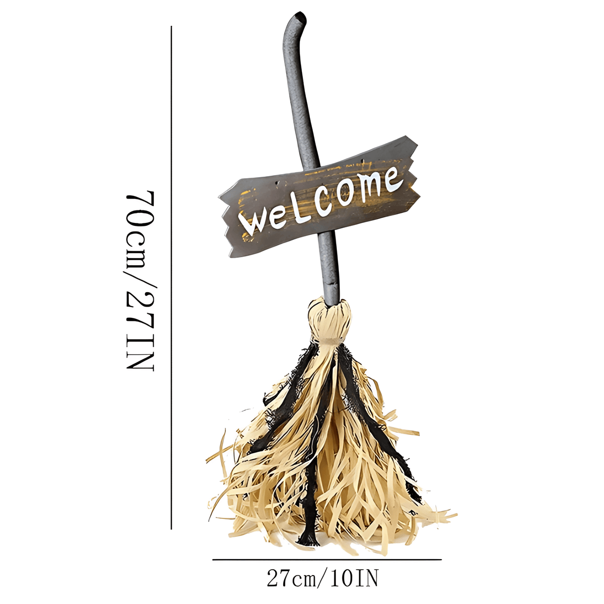 WitchGlide – Animoitu noitakoru Halloween-koriste äänellä ja LED-valolla