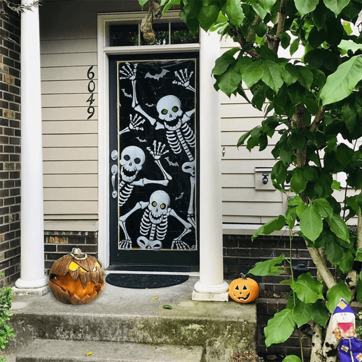 PumpkinFright – Animoitu Halloween-kurpitsa LED-silmillä ja äänitehosteilla kummitustaloon ja juhlakoristeluun