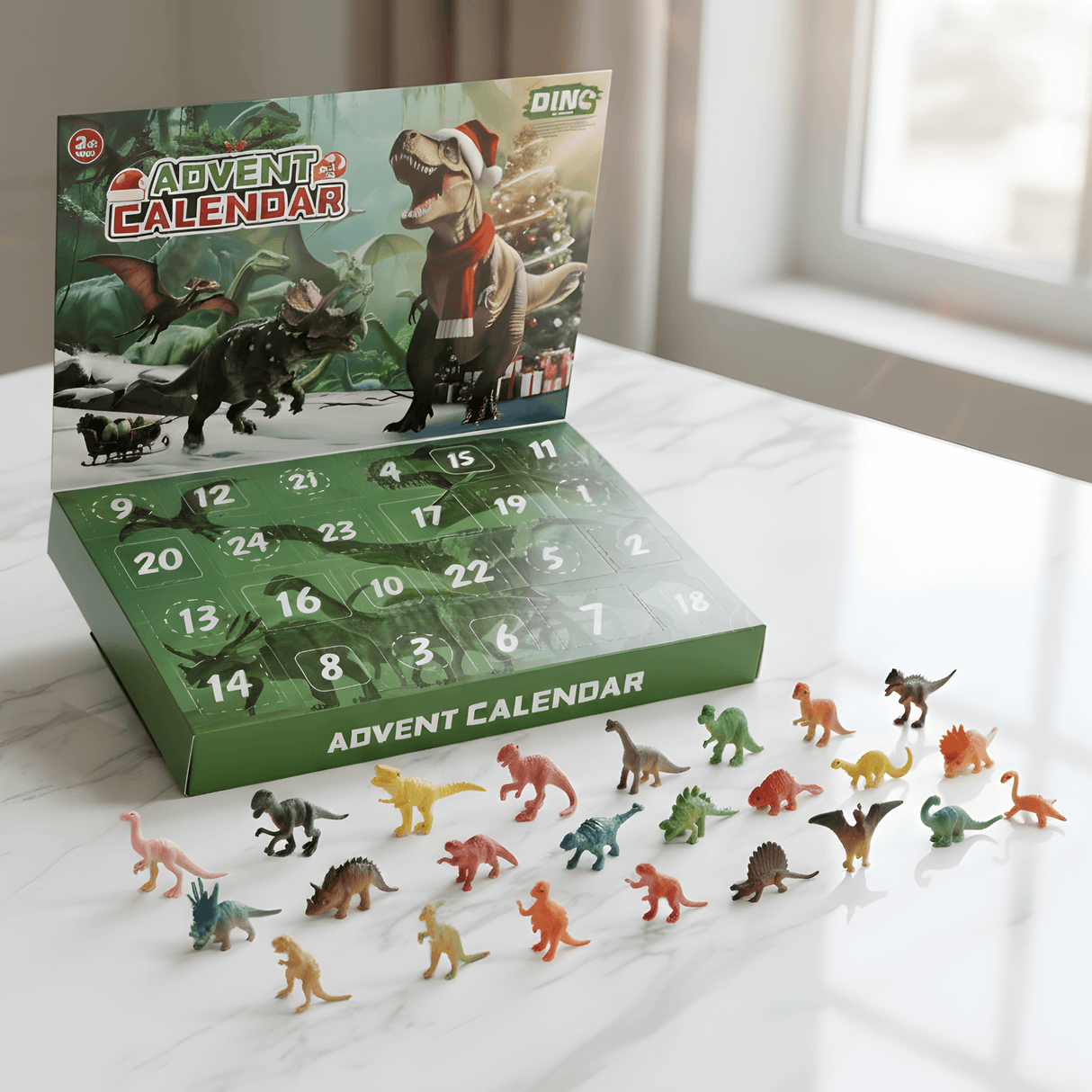 DinoBlaze – Julkalender med Dinosaurier | 24 Överraskningar med Lysande & Klassiska Dinosaurier för Barn