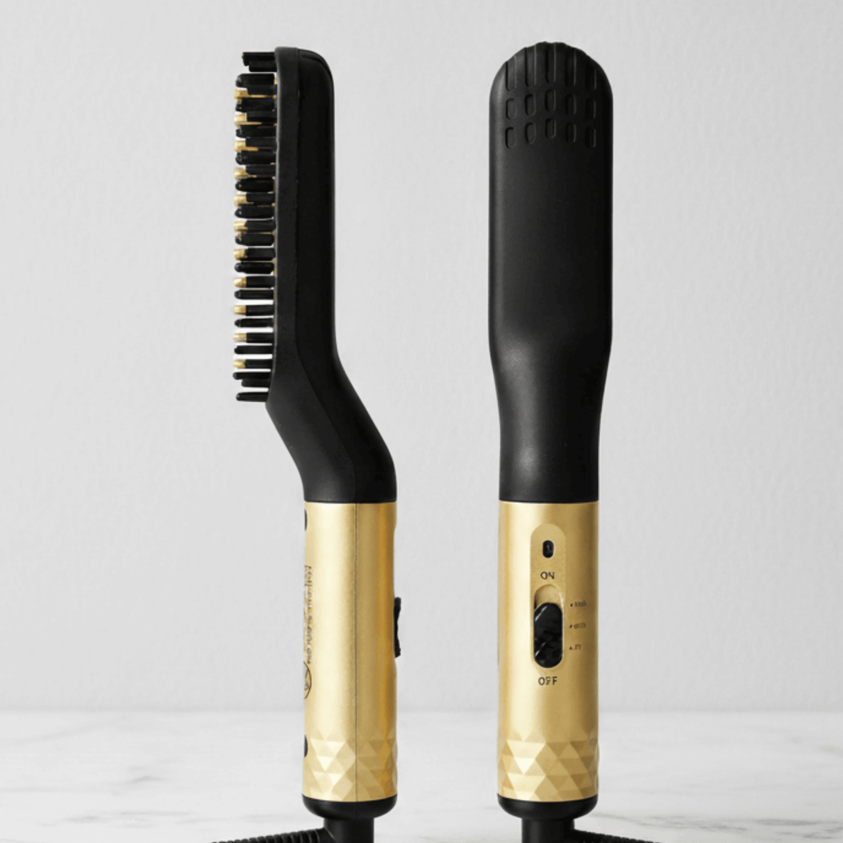 GroomFlex – Sähköinen kampa ja hiustenmuotoilija, jossa ionisointi ja säädettävä lämpötila partalle ja hiuksille