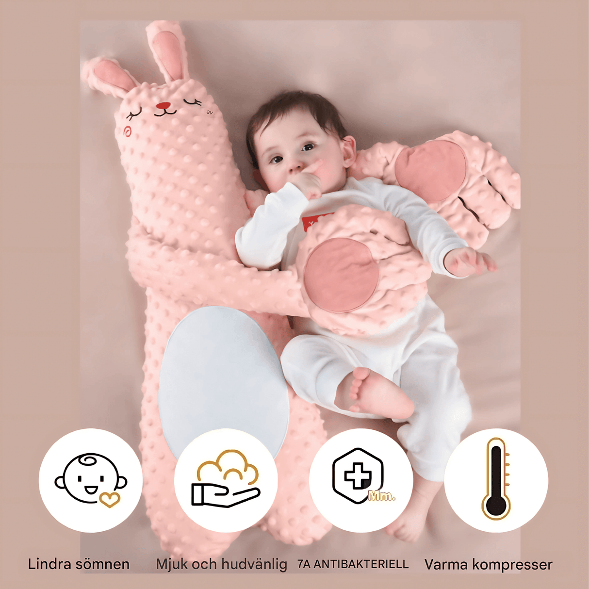 CuddleNest – Monitoiminen lasten unipukki, joka tarjoaa turvallisuuden tunteen, lämpöä, musiikkia ja heiluttavia sormia