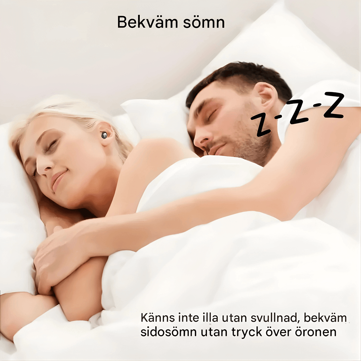 SilenEase – Mjuka Återanvändbara Silikonöronproppar för Sömn, Resor & Koncentration