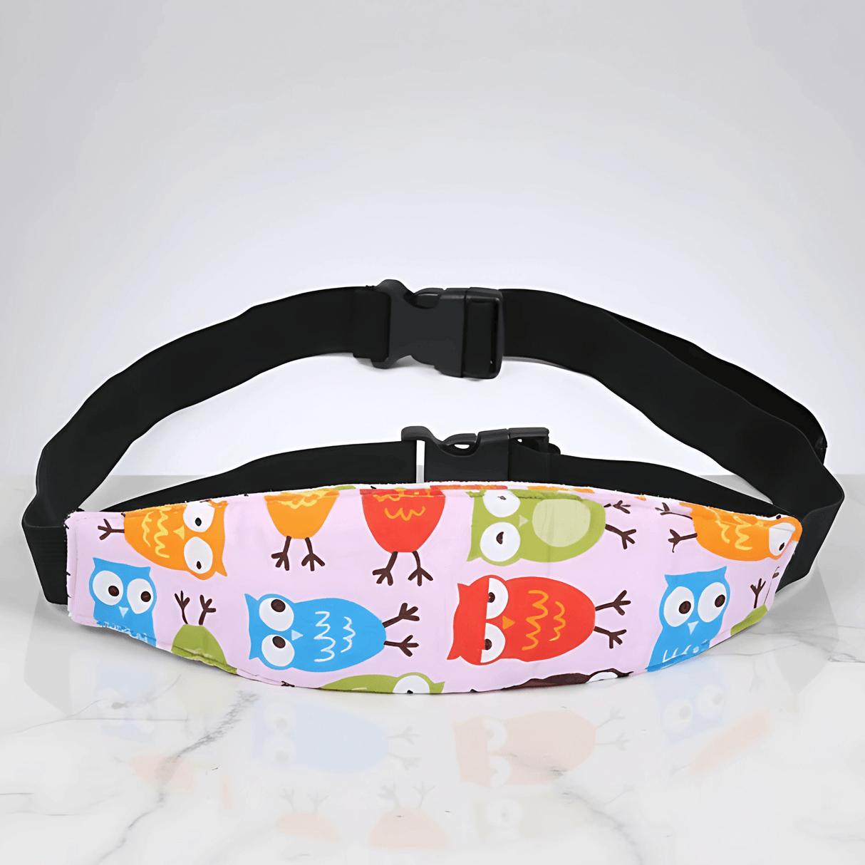 SafeNap – Lasten turvaistuin ja nukkumistuki pääkiinnitysnauhalla matkustamista ja lepoa varten