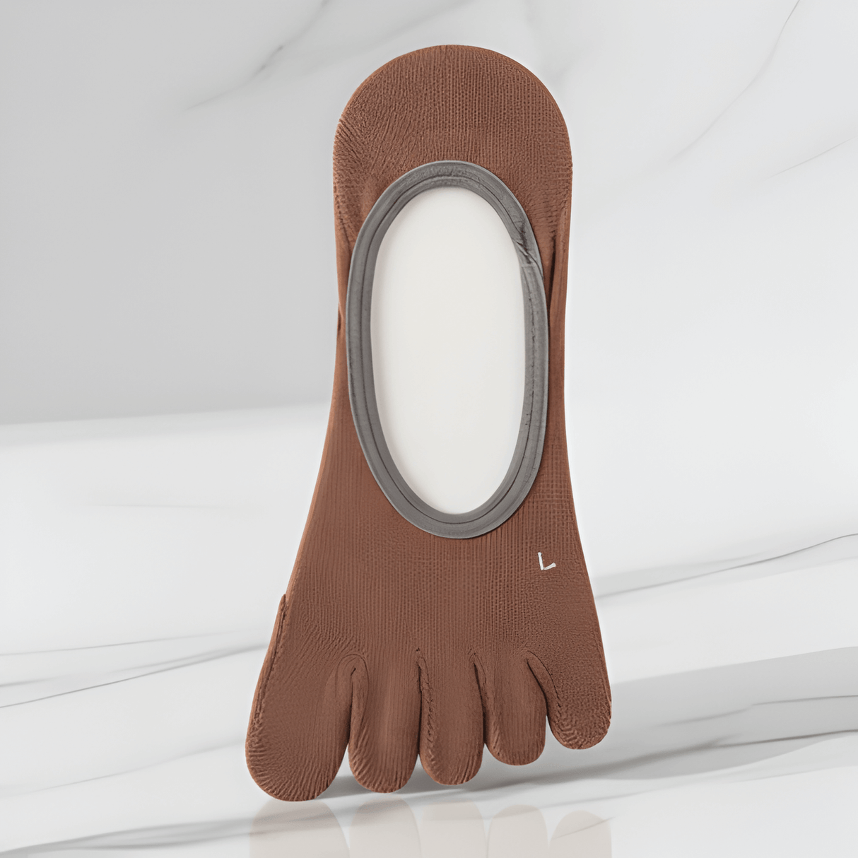 YogiGrip – Fem-Tå Yoga Strumpor med Halkskydd & Andningsbar Komfort för Kvinnor