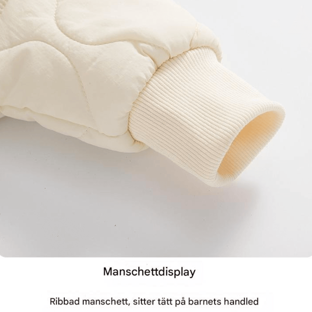 CuddleWear – Lämmin vauvan haalari fleecevuorilla ja helppokäyttöisellä vetoketjulla syksyyn ja talveen