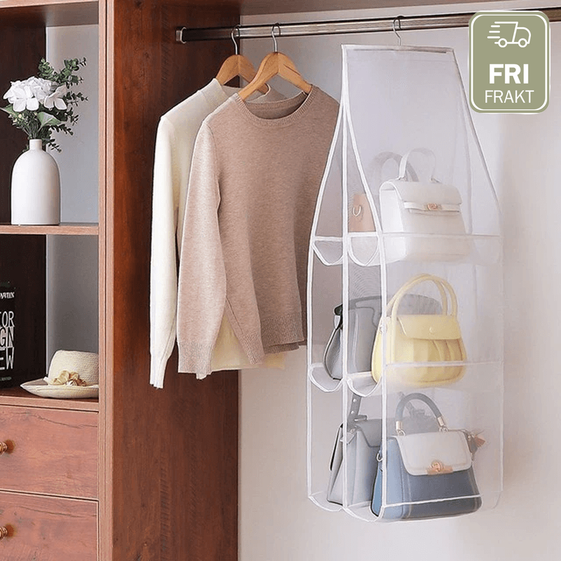 OrgaLuxe - Ripustettava Vaatekaapin Järjestäjä Laukuille ja Kengille
