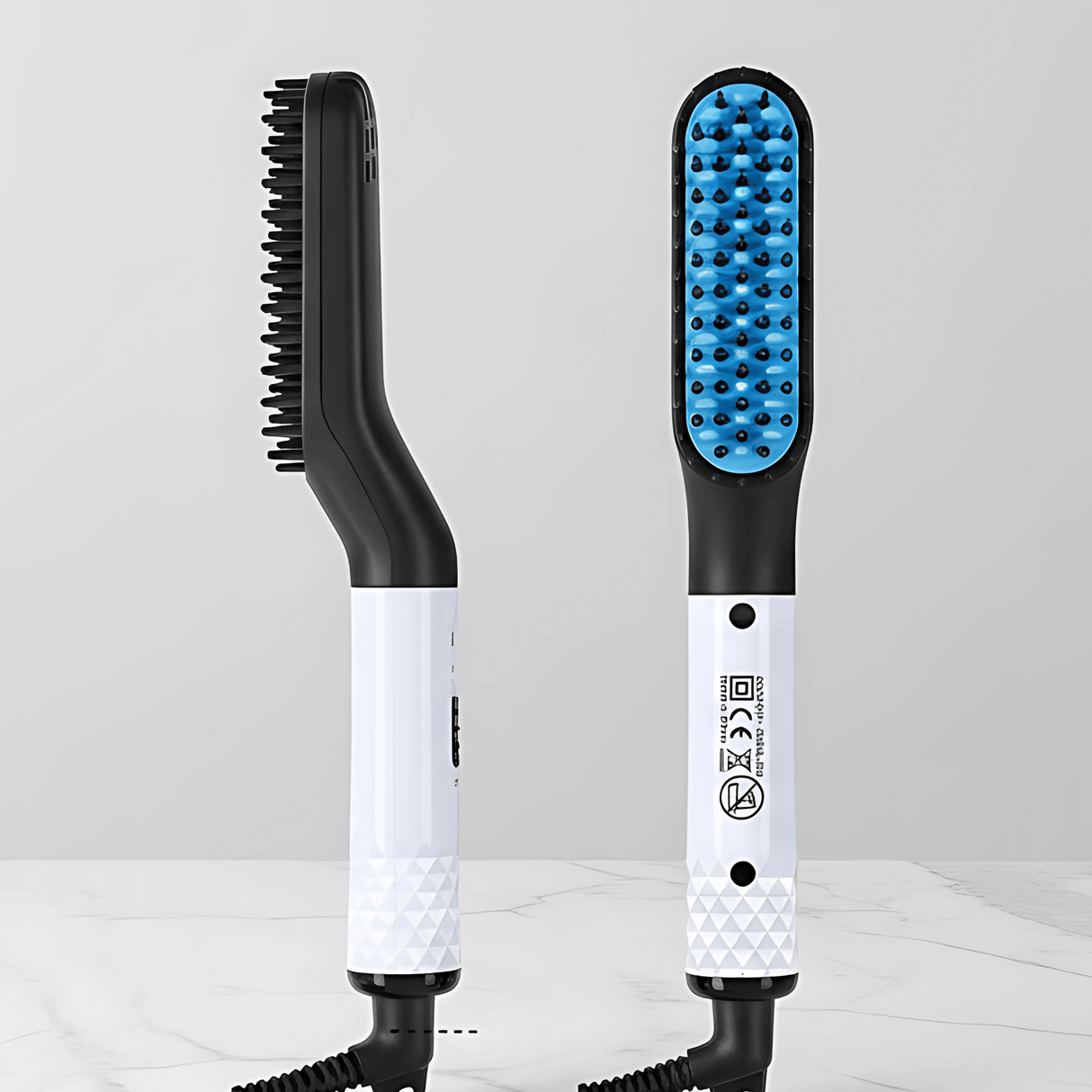 GroomFlex – Sähköinen kampa ja hiustenmuotoilija, jossa ionisointi ja säädettävä lämpötila partalle ja hiuksille