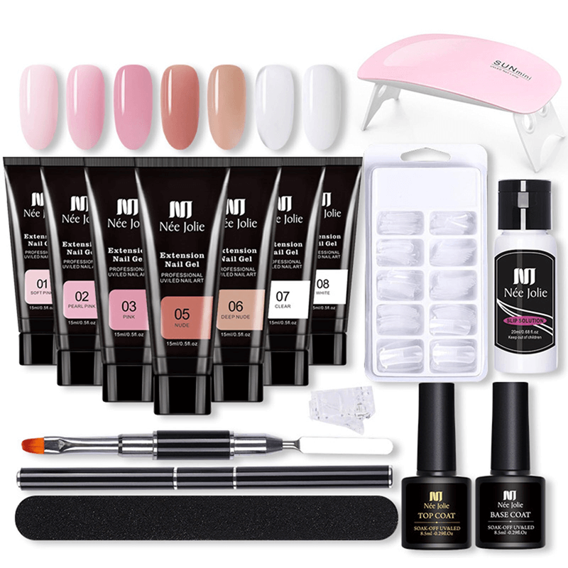 Kynsien Pidennyssarja, Jossa on UV-lampun Setti