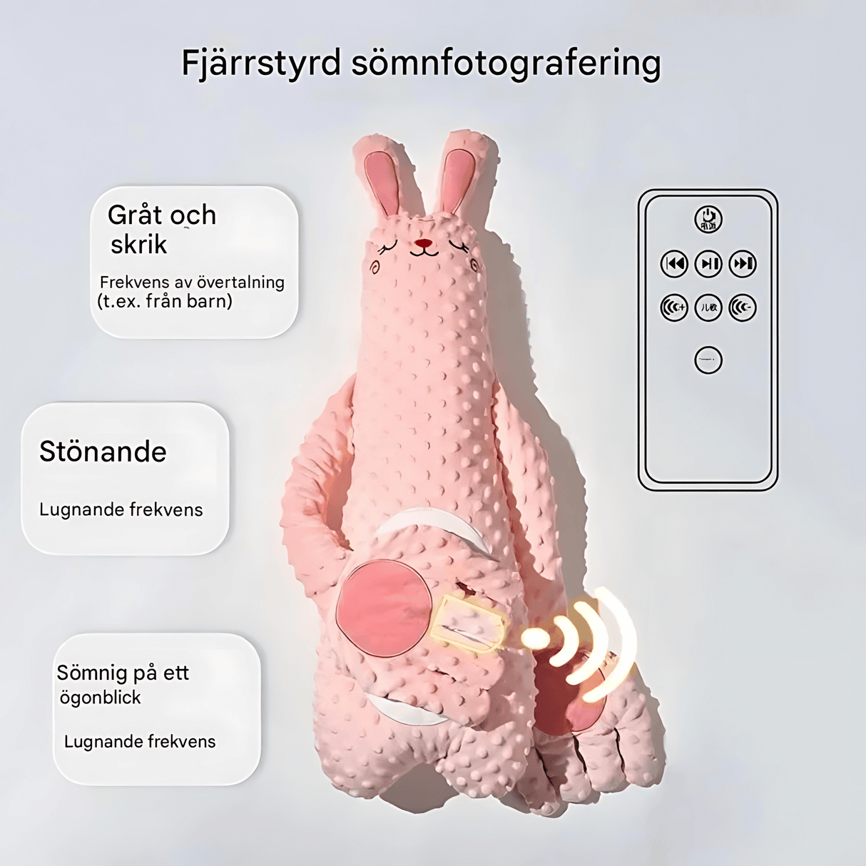 CuddleNest – Monitoiminen lasten unipukki, joka tarjoaa turvallisuuden tunteen, lämpöä, musiikkia ja heiluttavia sormia