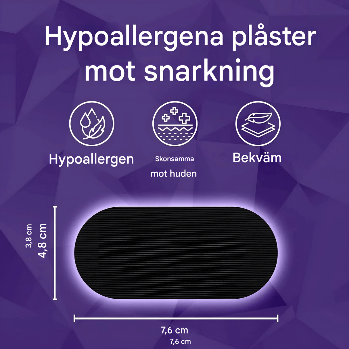 SilentSeal – Ihoystävällinen teippi snorkkauksen ja hampaiden narskuttelun estämiseen unen ja levon aikana