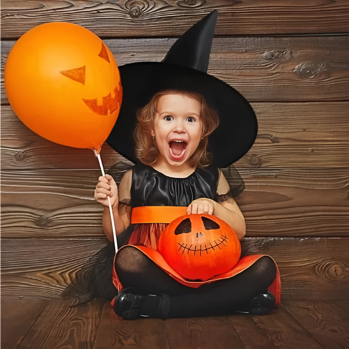 WitchGleam – Taitettava Halloween-noitahattu mustasta polyesteristä naamiaisiin, juhliin ja koristeluun