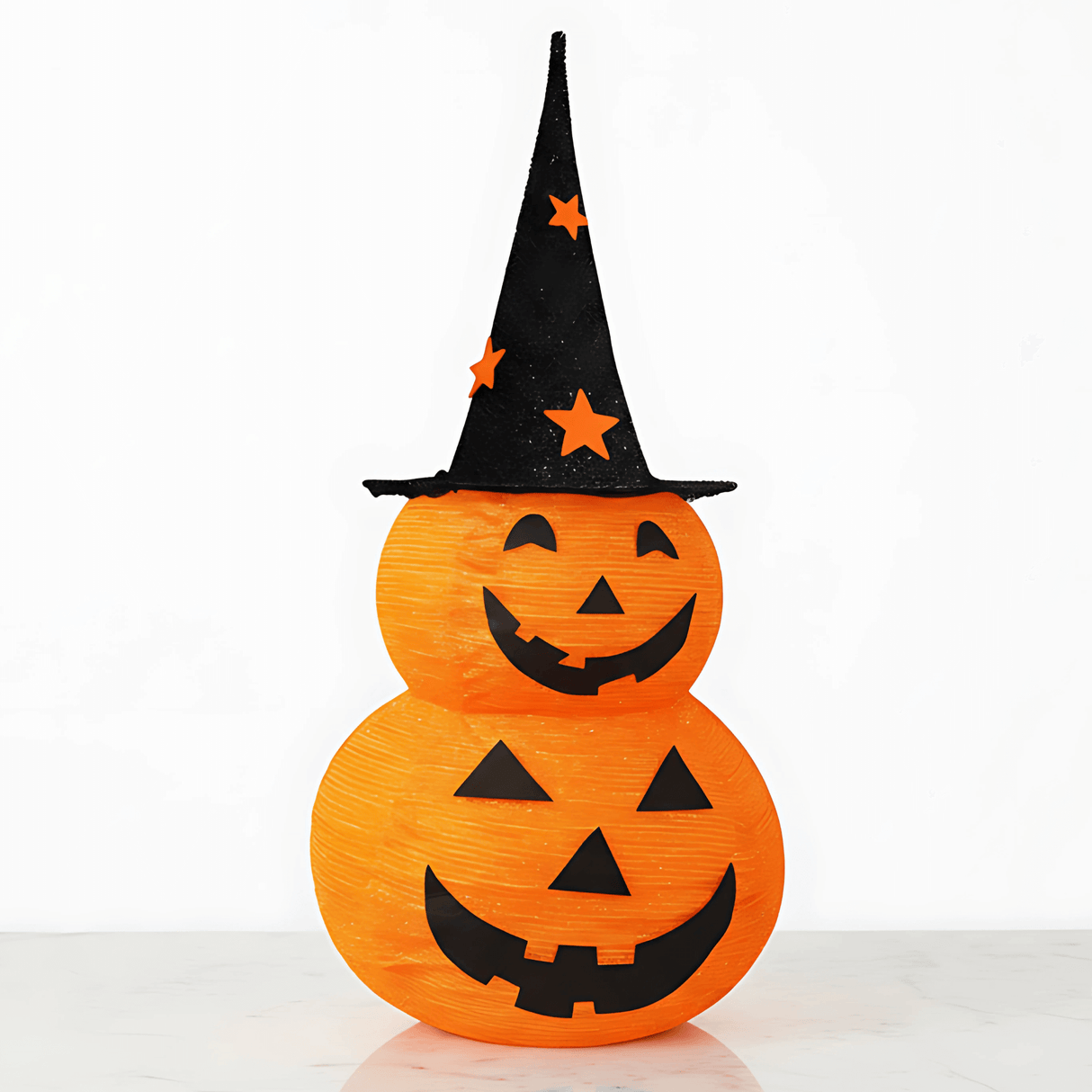 GlowPump – Taitettava valaistu Halloween-kurpitsa LED-valolla, ajastimella ja paristokäyttöisellä koristeella sisä- ja ulkokäyttöön