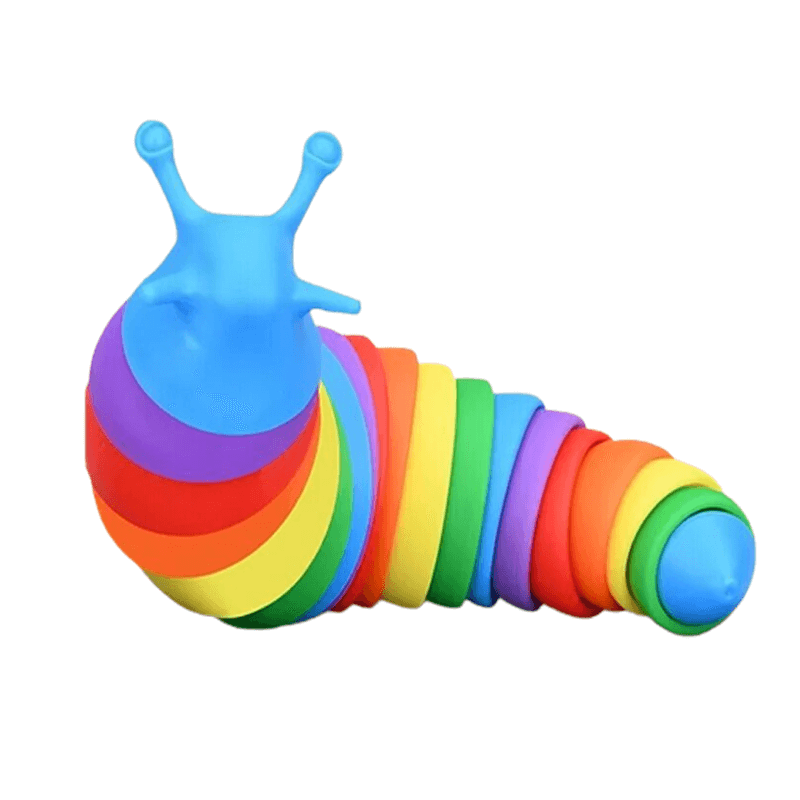 3D Värikkää Snail Anti-Stress Toy – Luova ja rentouttava aktiviteetti