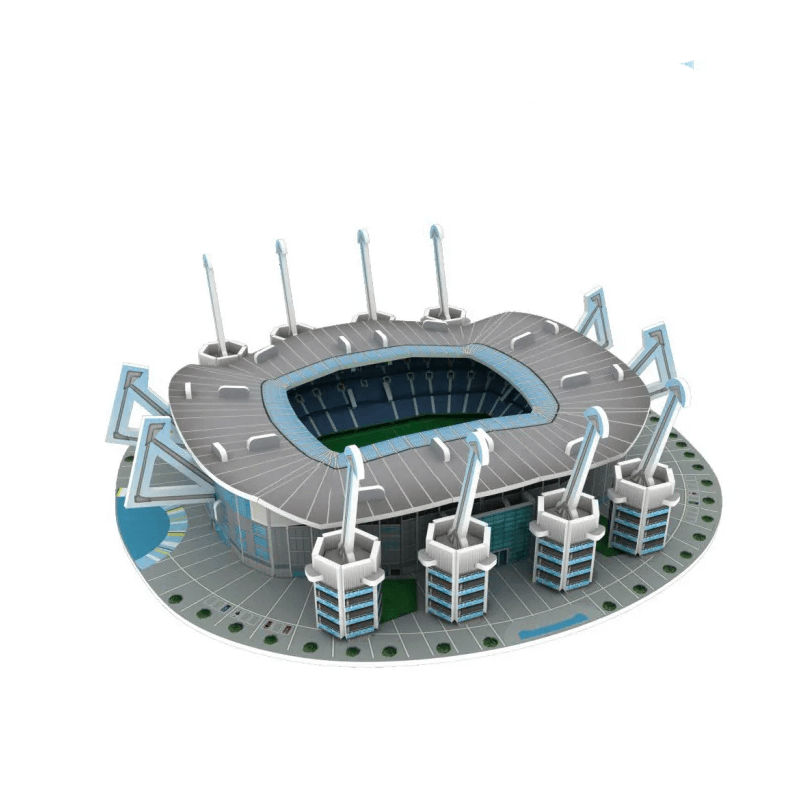 Miniatyyri jalkapallokenttä 3D-palapeli – realistinen stadion, opettavainen ja hauska lelu