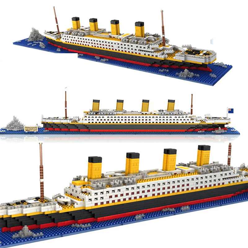 DIY Titanic 3D rakennuspalikat – 1860 osaa Laivamalli