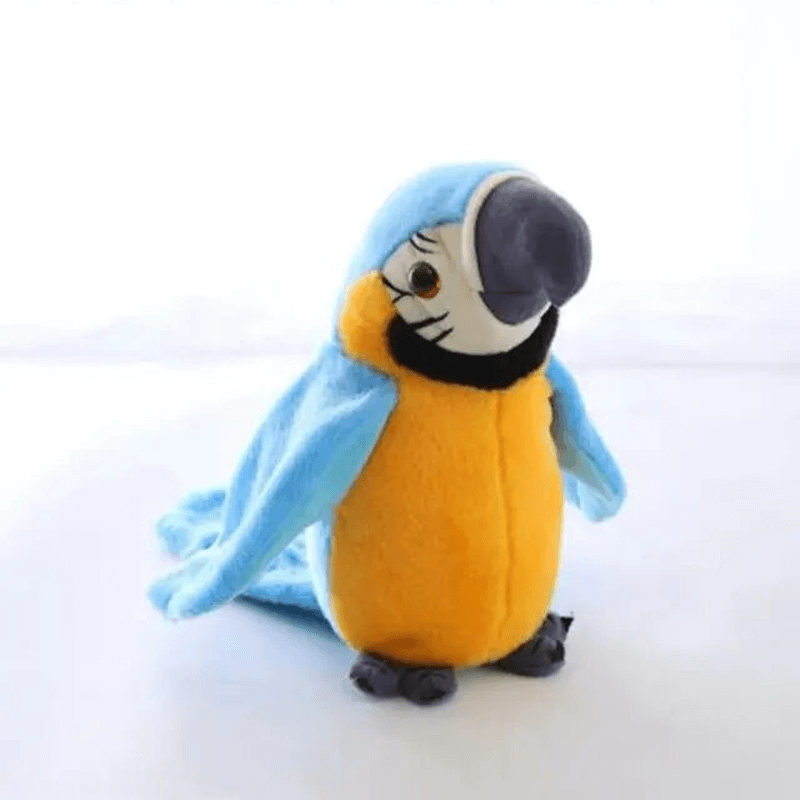 Puhuva papukaija Plysch – stimuloi kielellistä kehitystä ja mielikuvituksellista leikkiä