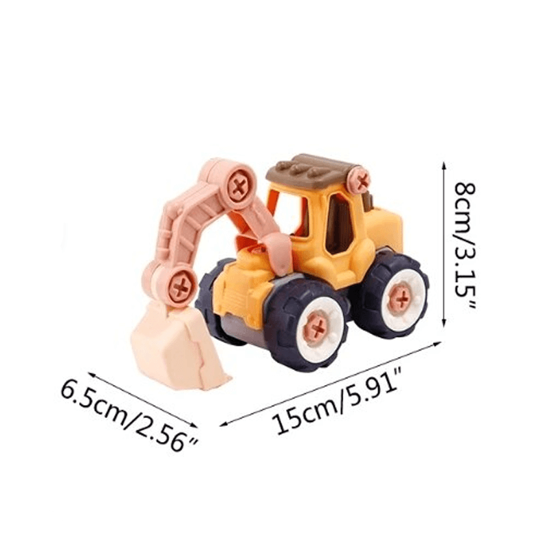 Mini-kaivinkoneen rakennuspaketti – turvallista ja kestävää leikkiä lapsille