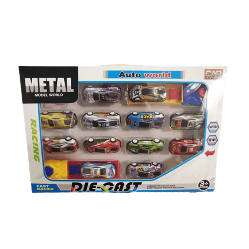 Lasten mini-kilpa-autosetti – kestävä rakenne ja jousitus