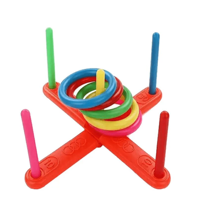 Lasten pinoamis- ja heittolelu – Heitä sateenkaarirenkaita motoristen taitojen ja koordinaation kehittämiseksi