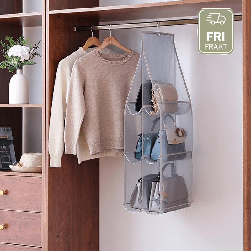 OrgaLuxe - Ripustettava Vaatekaapin Järjestäjä Laukuille ja Kengille