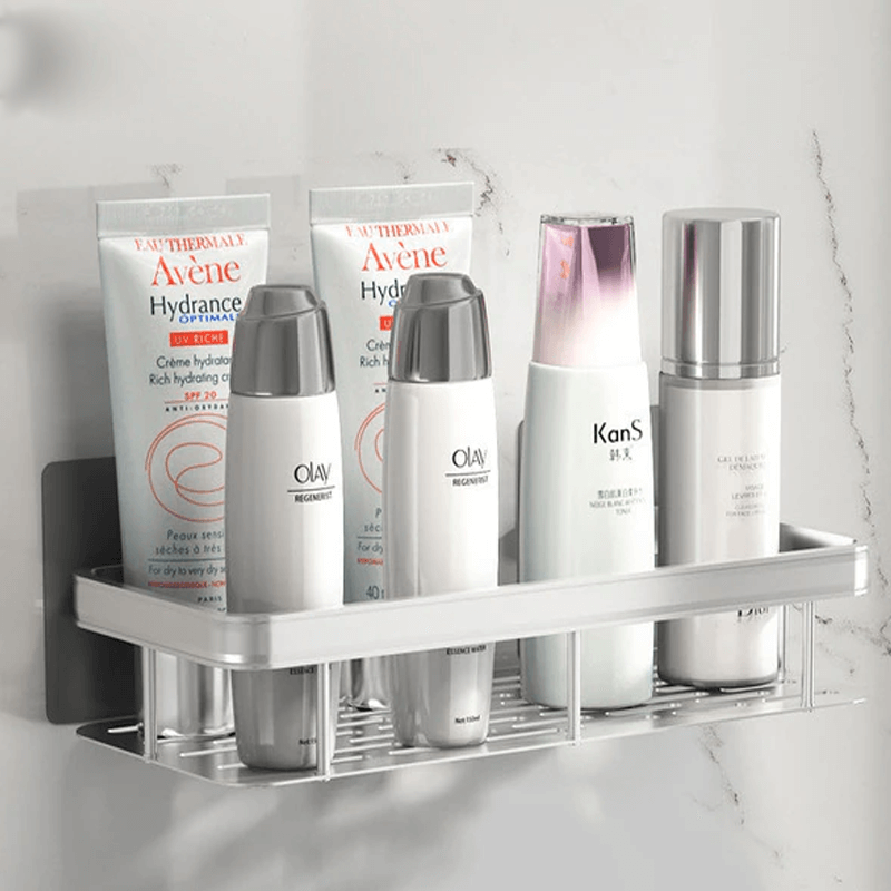 Seinään Asennettava Säilytyshylly - Ulosvedettävä Kulmahylly Kylpyhuoneeseen