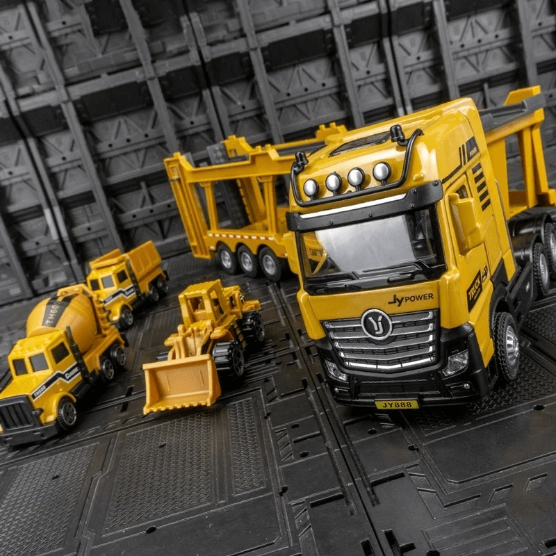 Simuloitu kaksikerroksinen perävaunu – täydellinen mallisarja rakentajille ja keräilijöille