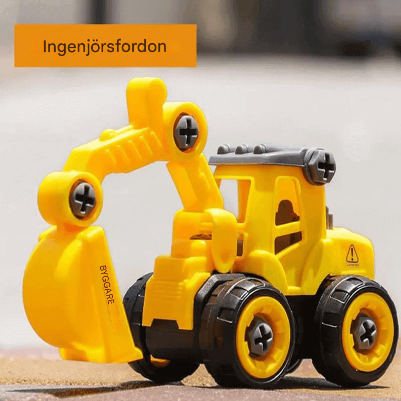 Palapeli-simulaatio Kaivinkone-lelu – Tee-se-itse Rakennettava Lelu lapsille