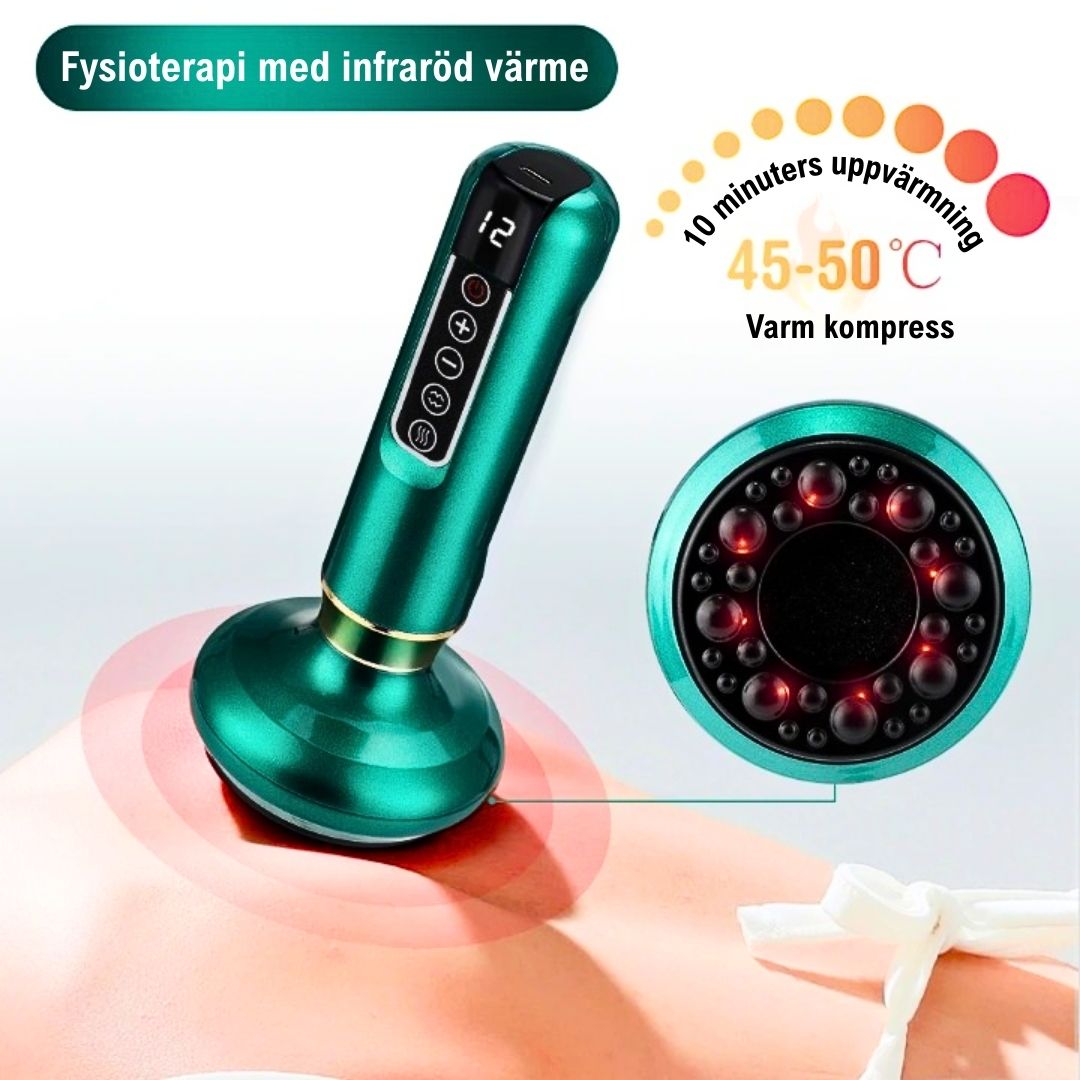 GlowCup - Selluliitin poisto ja ihon kiristäminen punaisella valolla ja kuppausterapialla