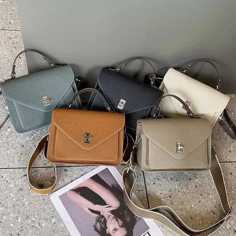 Amoria - Elegantti Nahkainen Ristilaukku Naisille