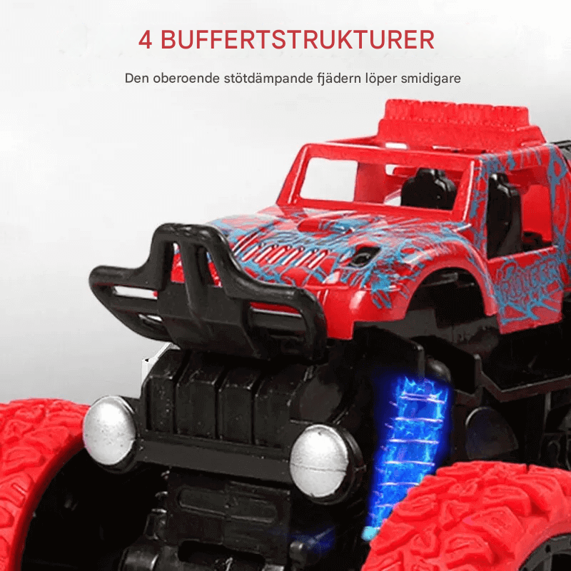 Iskunkestävä 360° pyörivä kitkavetoinen – Diecast Offroad -autolelu