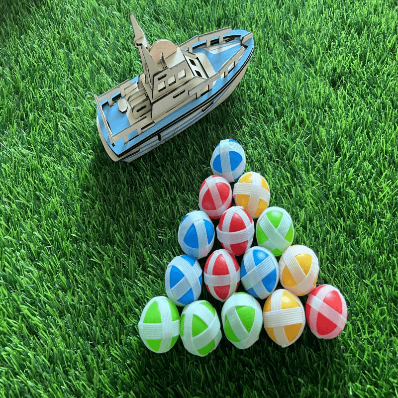 Lapsille sopiva maalitaulu tahmeilla palloilla – täydellinen ulkoleikki